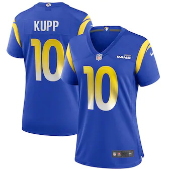 womens nike cooper kupp royal los angeles rams team game je